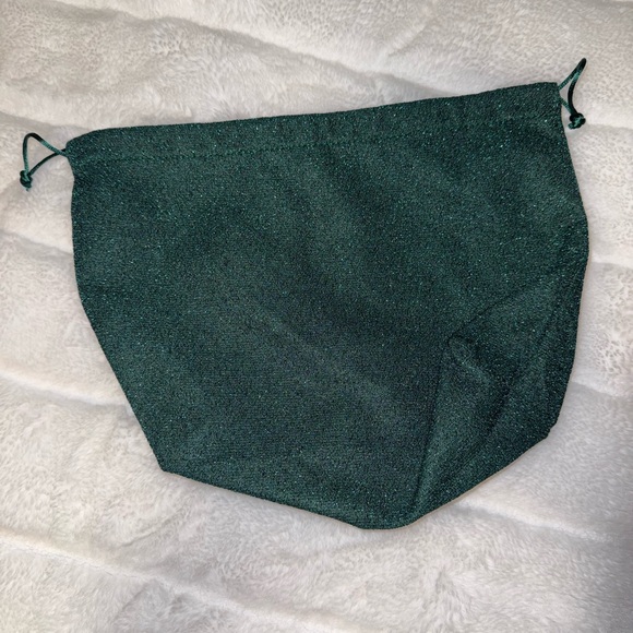 Dark Green Drawstring Pouch - Picture 5 of 8